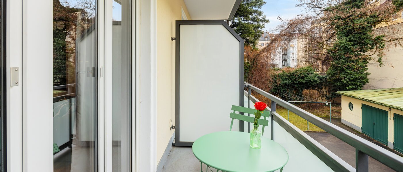 appartement München Maxvorstadt - Universitätsviertel 03 balcon 8243