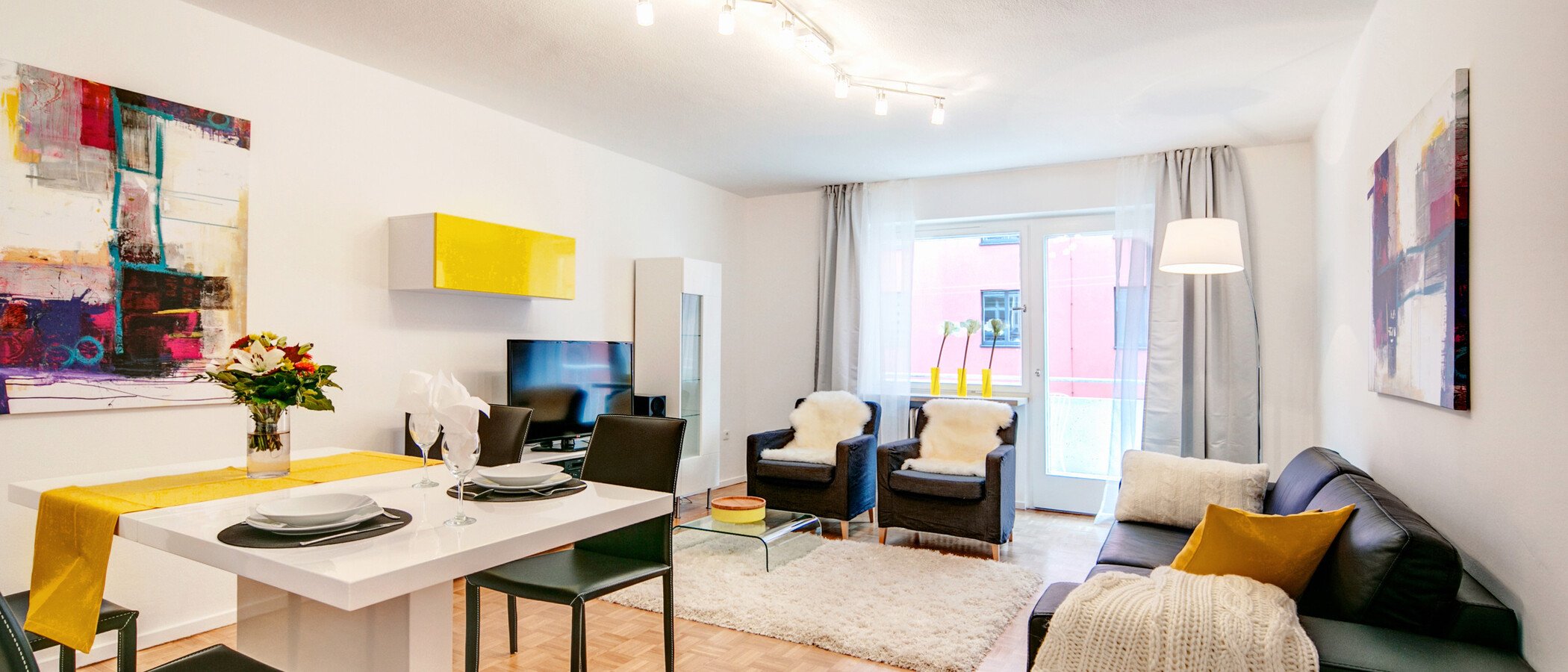 appartement München Lehel 01 salon 8256