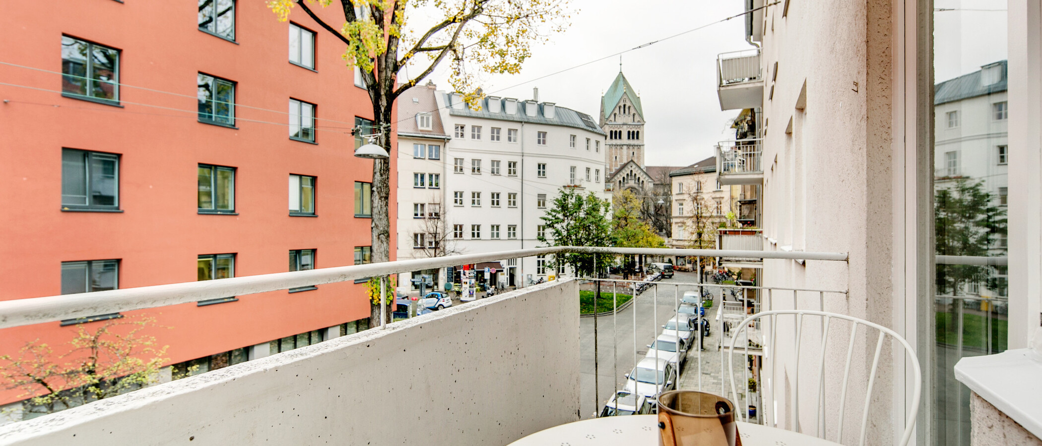appartement München Lehel 02 balcon 8256