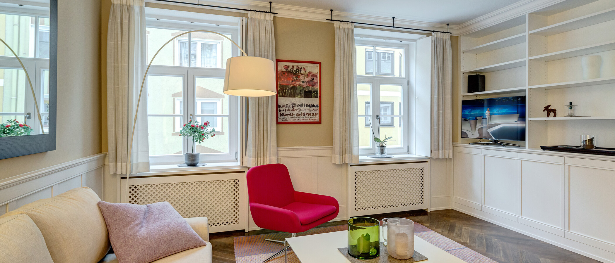 appartement München Maxvorstadt - Universitätsviertel 02 salon 8395