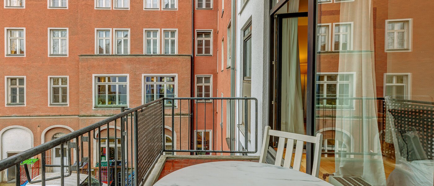 appartement München Lehel 02 balcon 8406