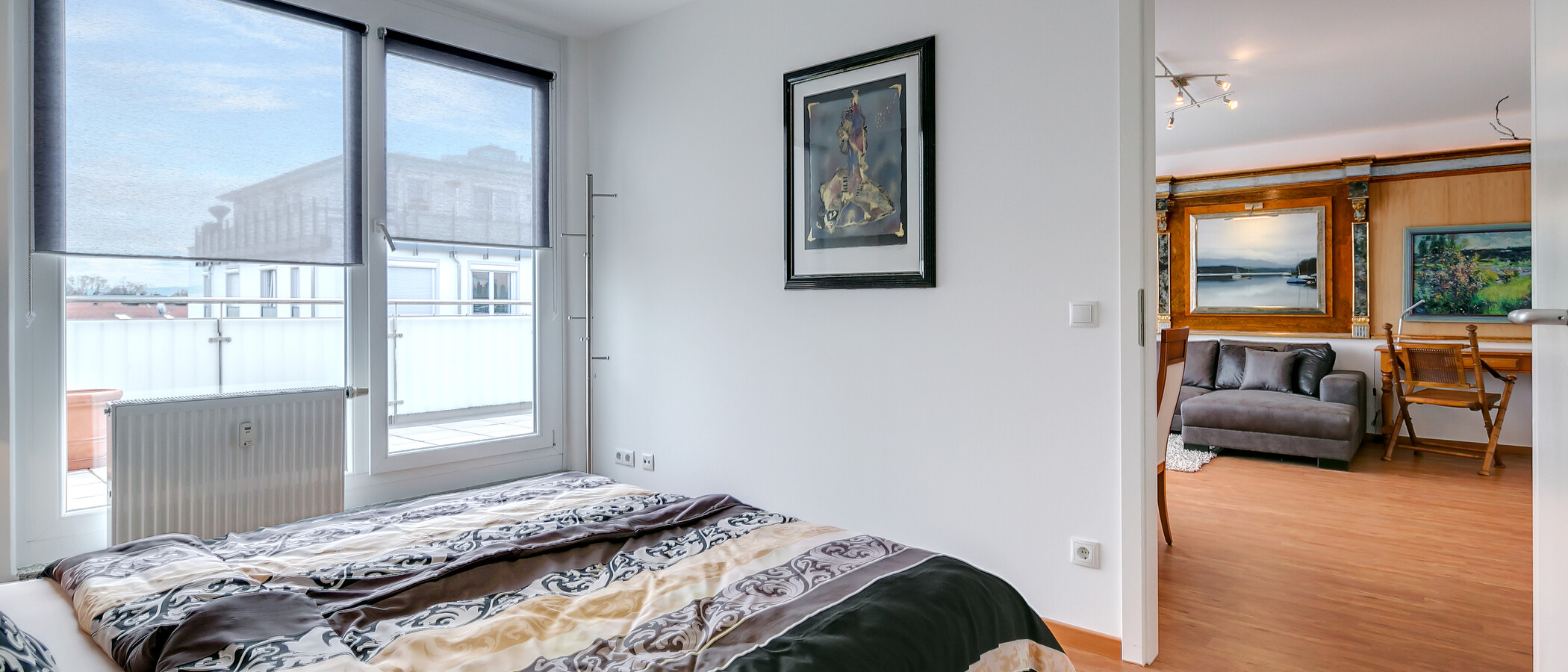 appartement avec terrasse sur le toit München Bogenhausen 02 dormir 8467