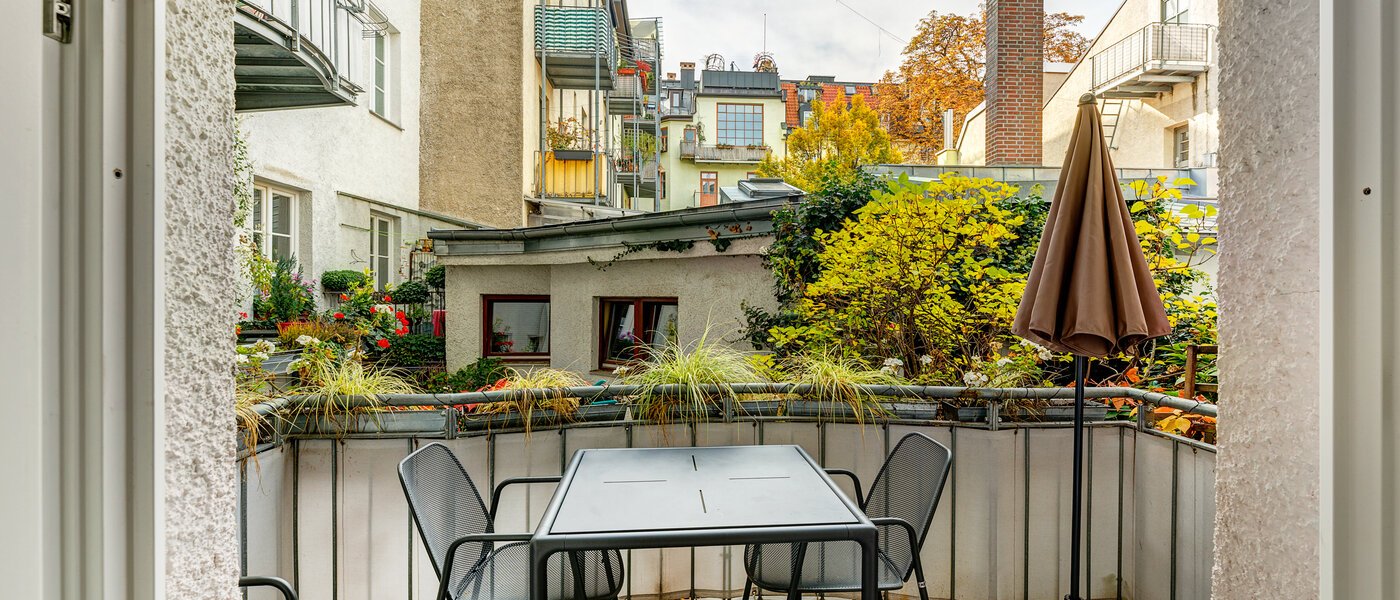 appartement München Maxvorstadt - Universitätsviertel 01 balcon 8558
