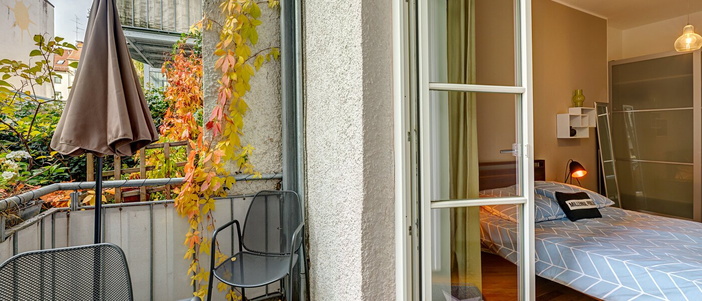 appartement München Maxvorstadt - Universitätsviertel 02 balcon 8558