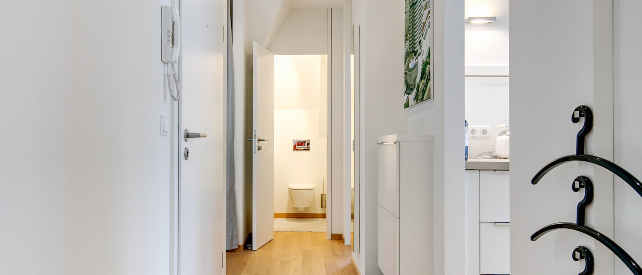 appartement München Neuhausen 01 entrée/couloir 8591