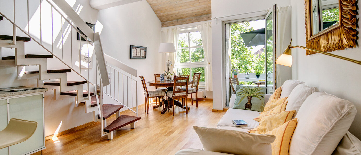 appartement style maisonnette München Nymphenburg 01 salon 8639