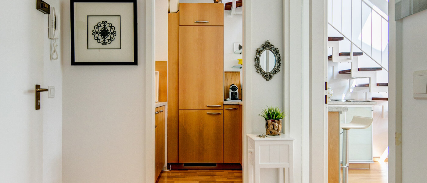 appartement style maisonnette München Nymphenburg 02 entrée/couloir 8639