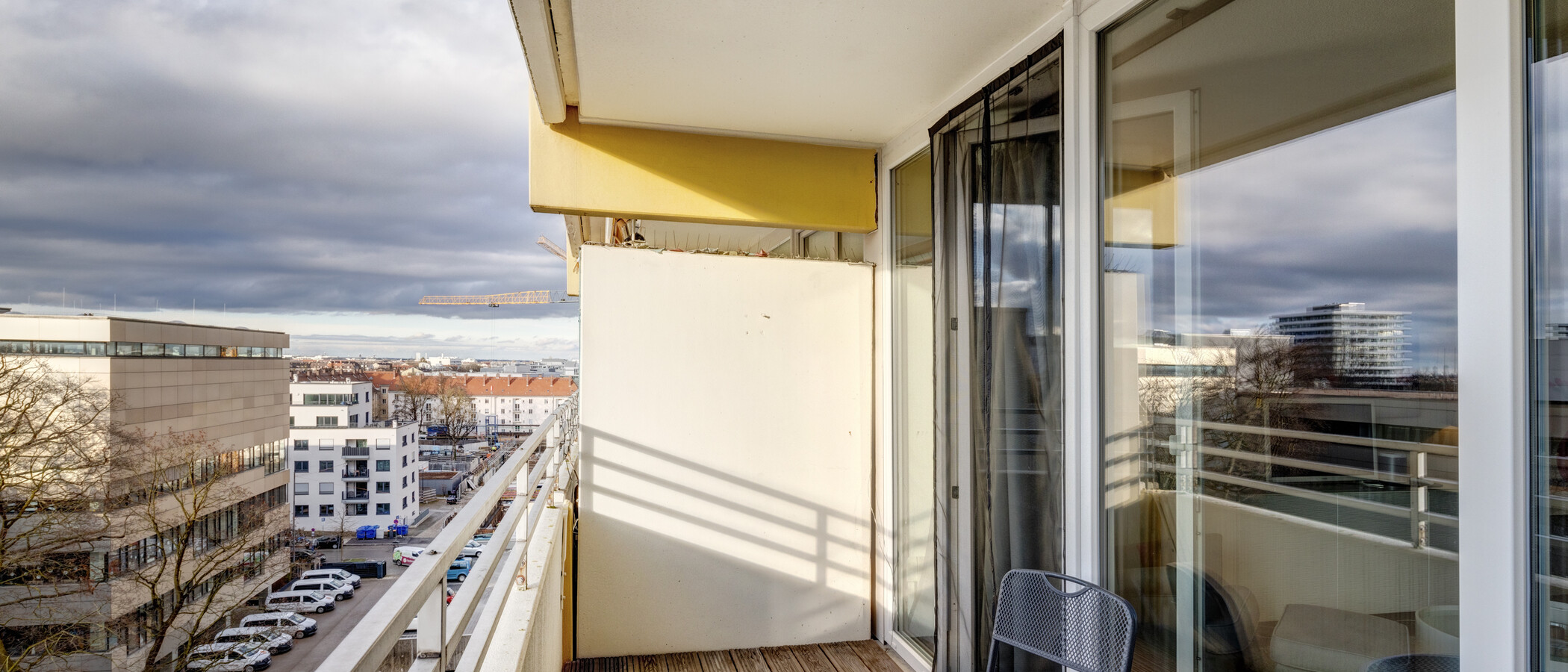 appartement München Schwabing-Nord (zw. Leopoldstraße & Englischen Garten) 01 balcon 8728