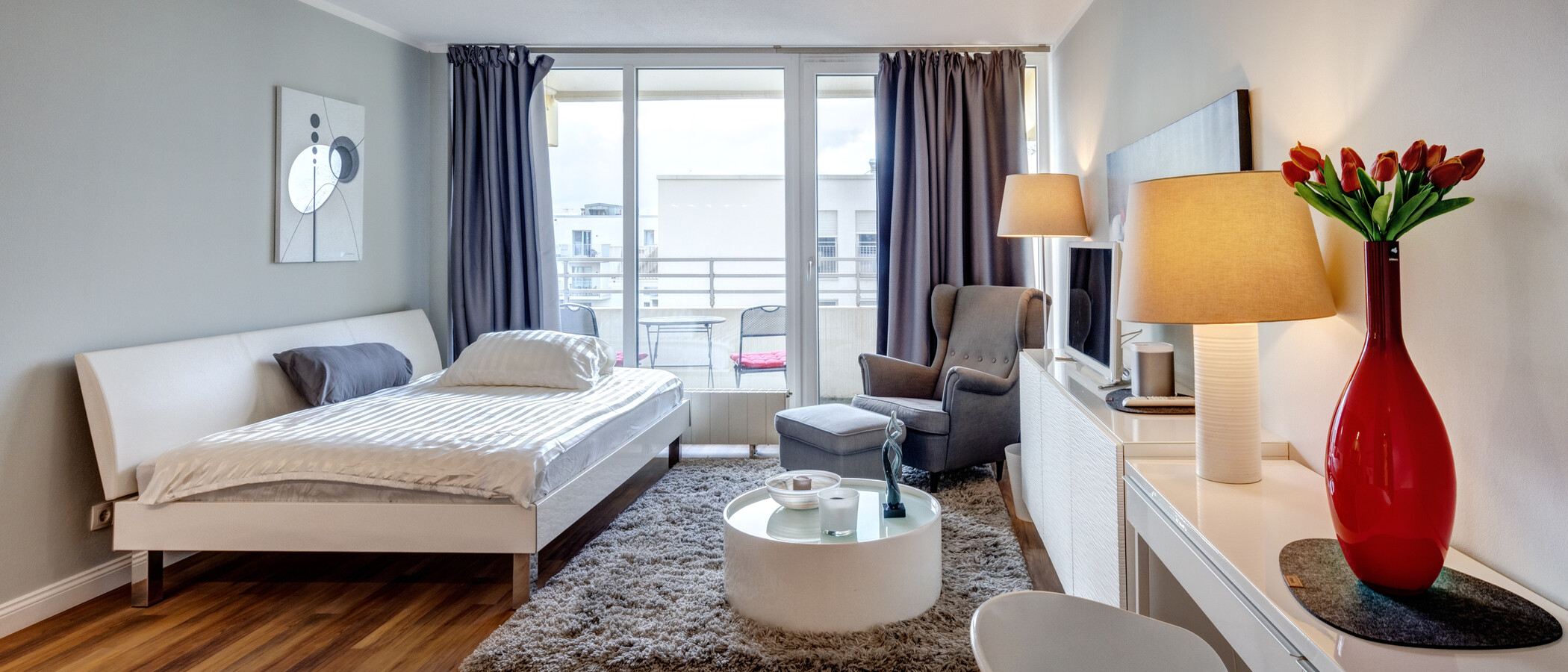 appartement München Schwabing-Nord (zw. Leopoldstraße & Englischen Garten) 03 pièce à vivre 8728