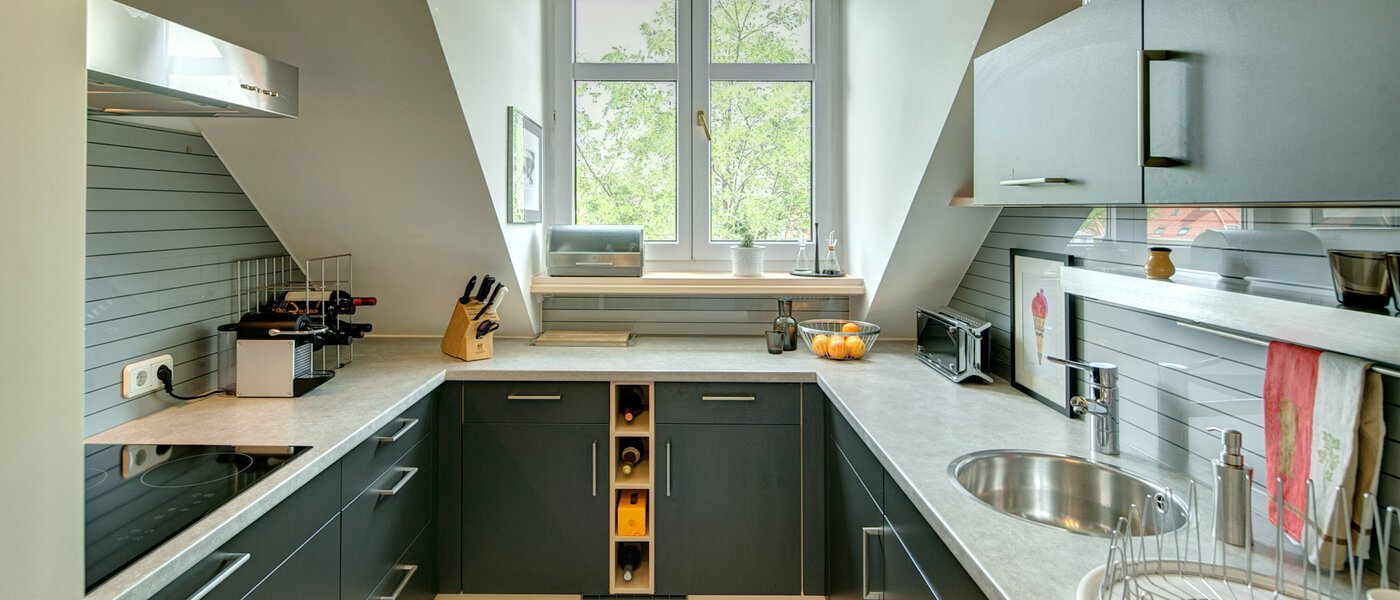 appartement style maisonnette München Neuhausen 01 cuisine 8765