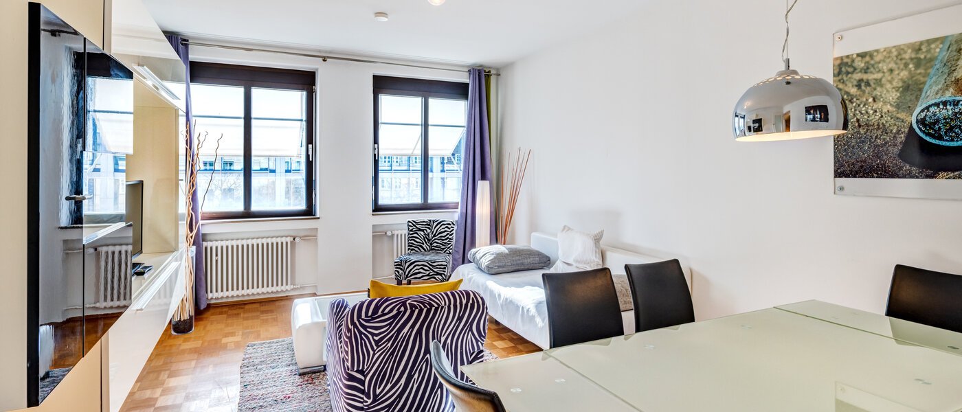 appartement München Maxvorstadt 01 salle de séjour 8779