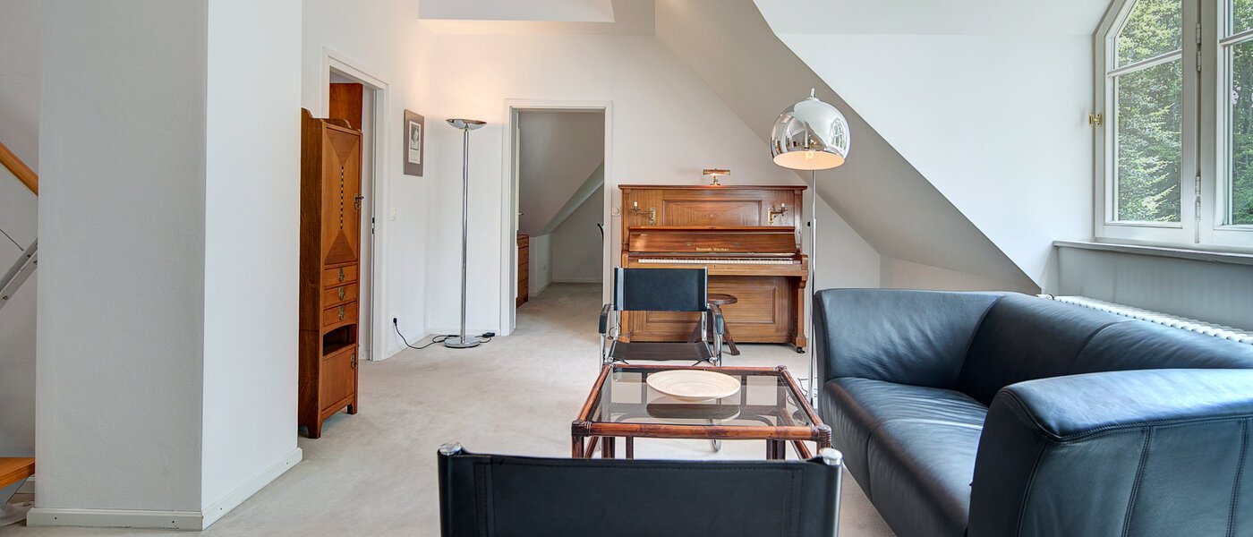 appartement sous les toits München Solln 04 salon 8785