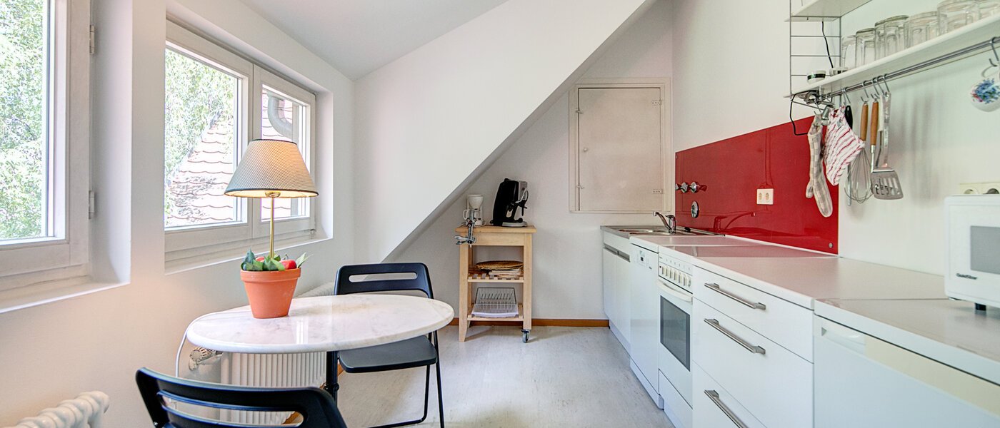 appartement sous les toits München Solln 01 cuisine 8785