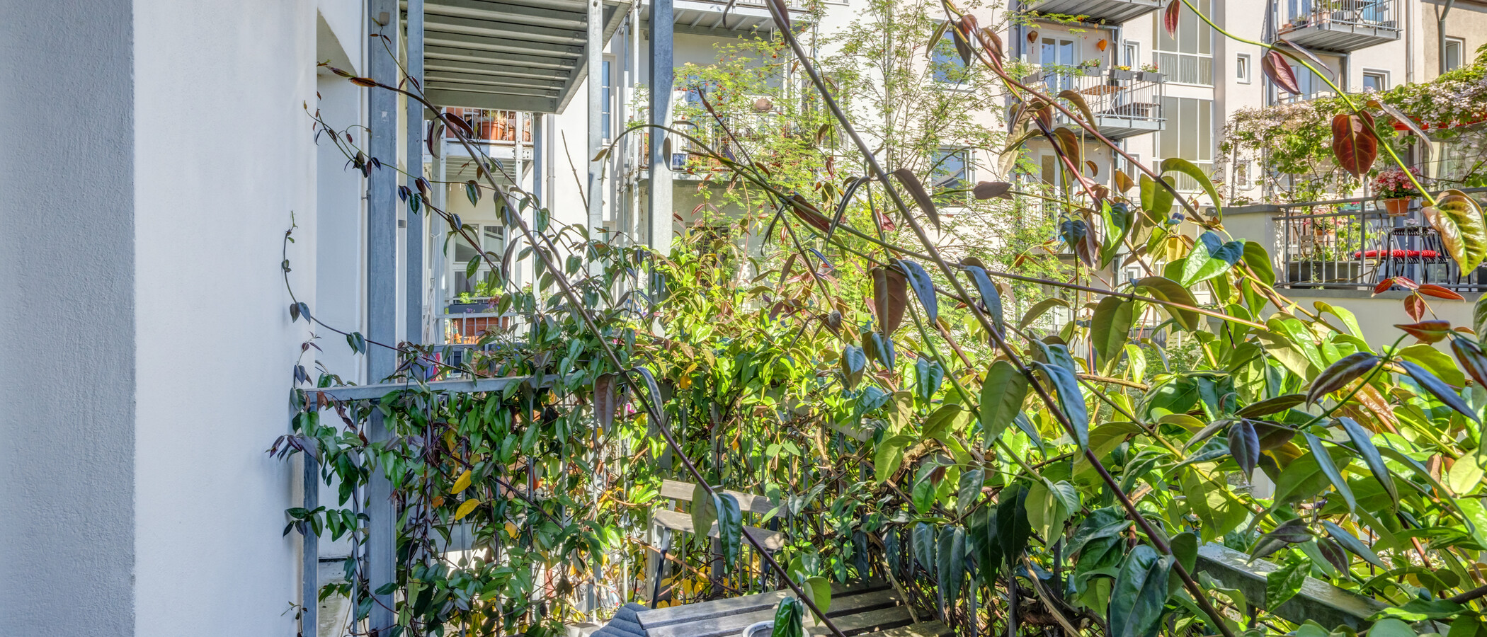 appartement München Maxvorstadt - Universitätsviertel 02 balcon 8789