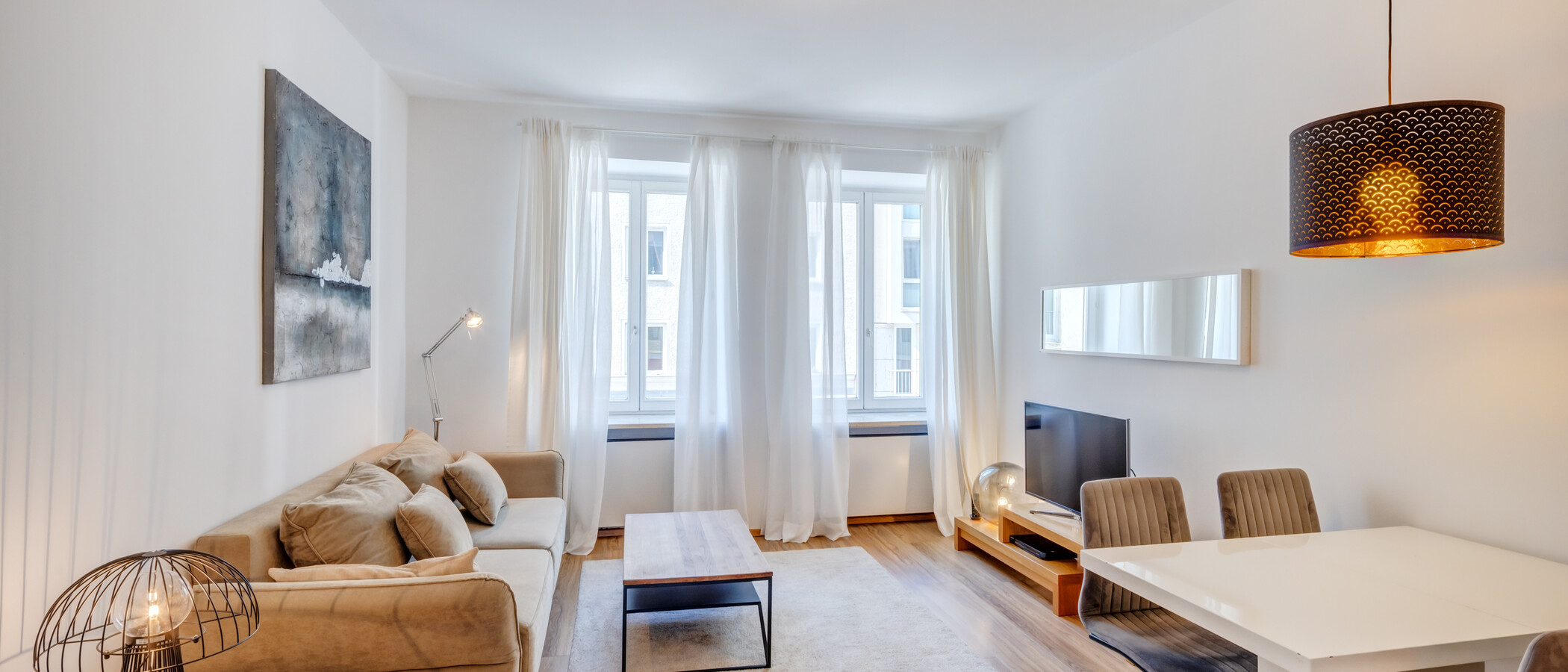 appartement München Maxvorstadt - Universitätsviertel 01 pièce à vivre 8789