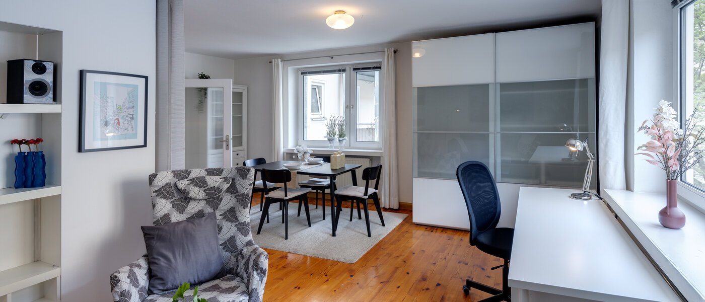 appartement München Lehel 01 pièce à vivre 8871