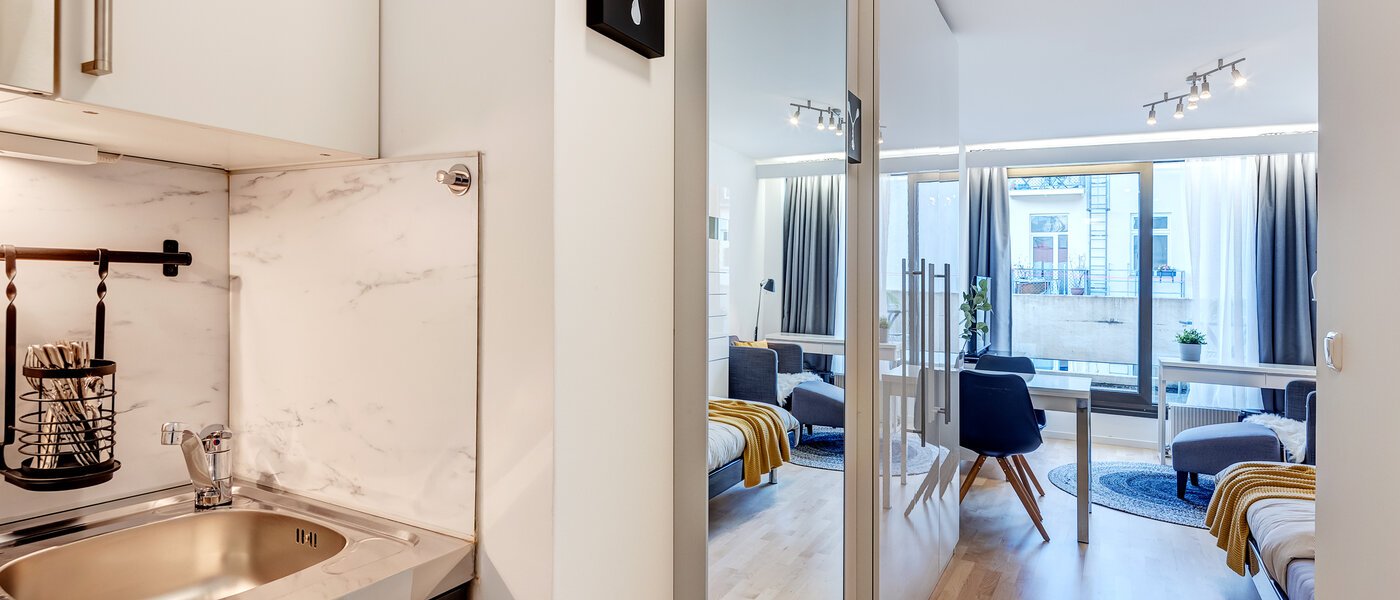 studio München Maxvorstadt - Universitätsviertel 02 entrée/couloir 8924