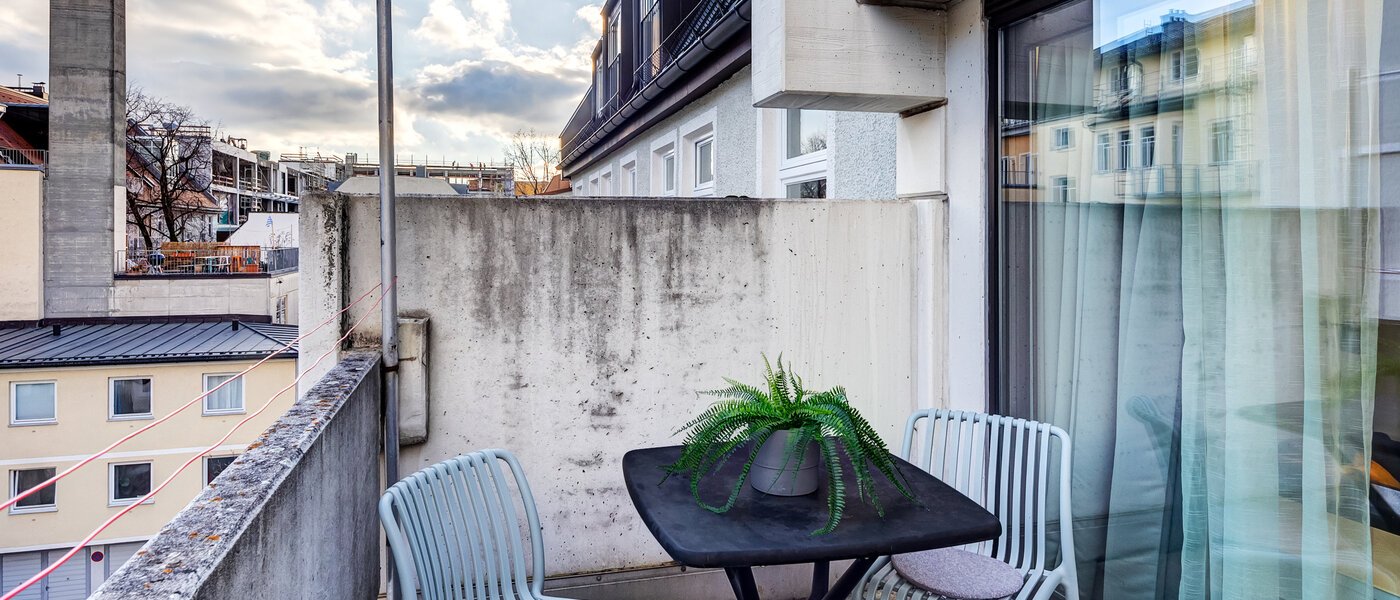 studio München Maxvorstadt - Universitätsviertel 01 terrasse sur le toit 8924
