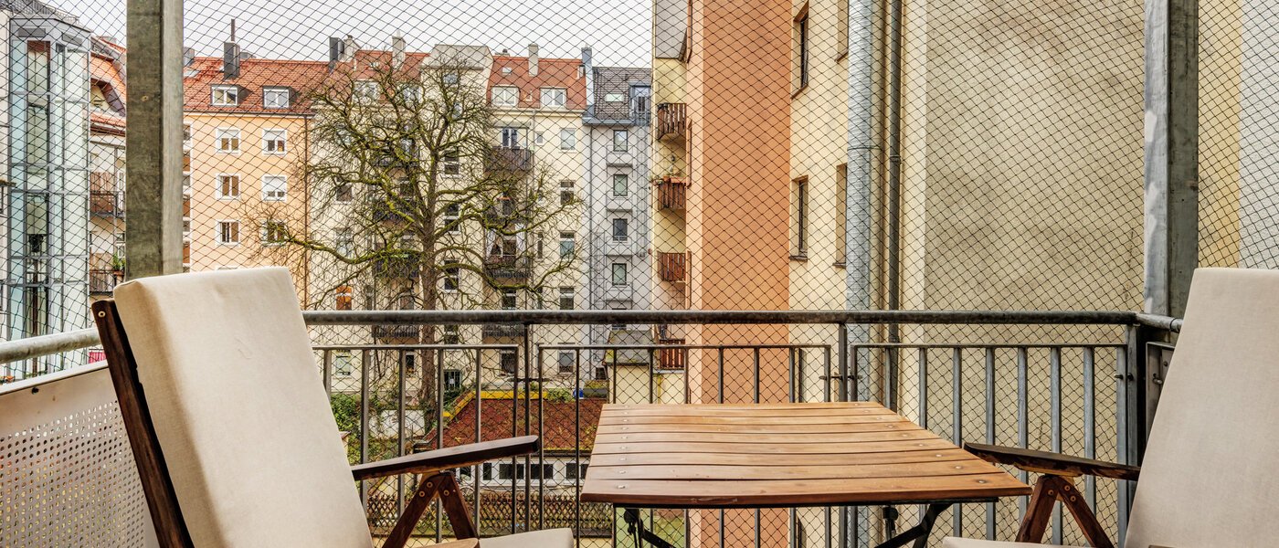 appartement München Maxvorstadt - Rund um den Josephplatz 01 balcon 8953