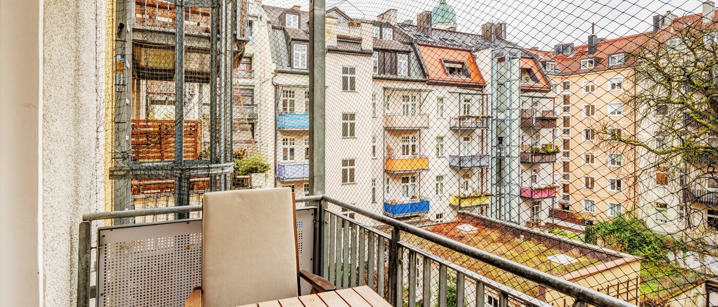 appartement München Maxvorstadt - Rund um den Josephplatz 02 balcon 8953
