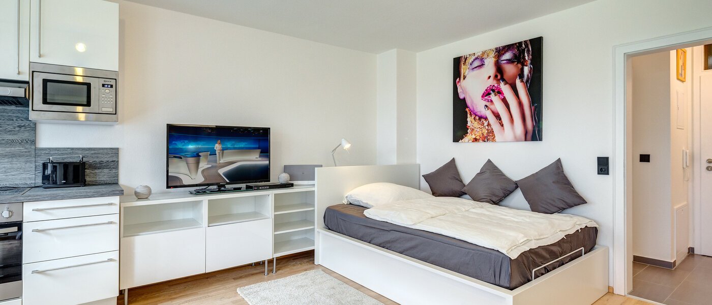 appartement avec jardin Neufahrn b. Freising 04 salon 8976