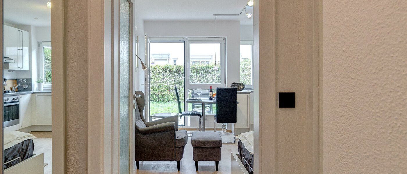 appartement avec jardin Neufahrn b. Freising 02 entrée/couloir 8976