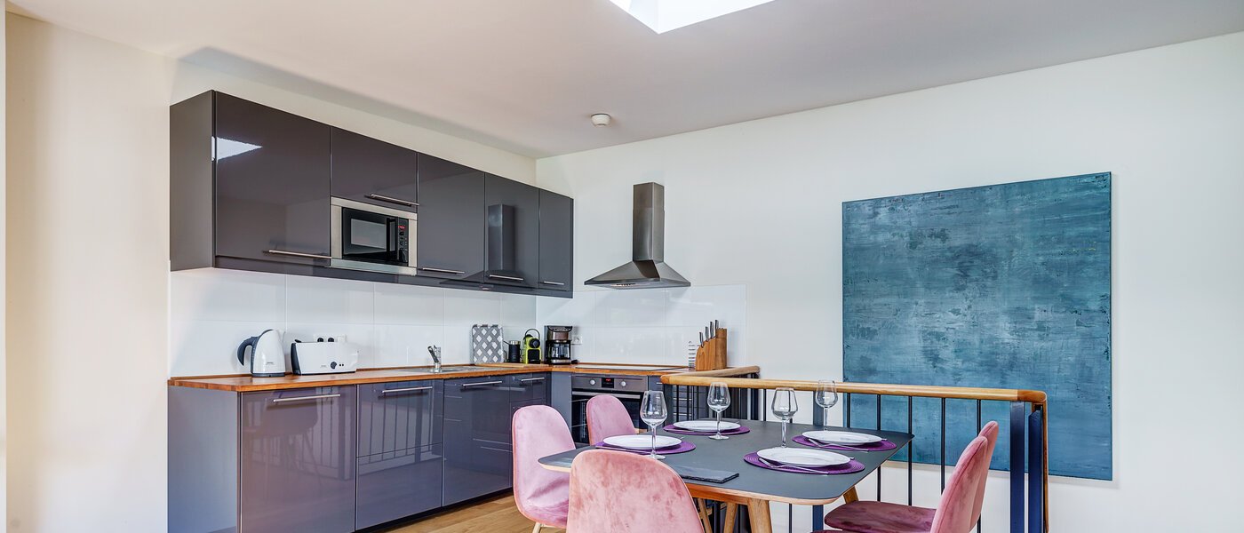 appartement avec terrasse sur le toit München Altstadt 02 cuisine 9009