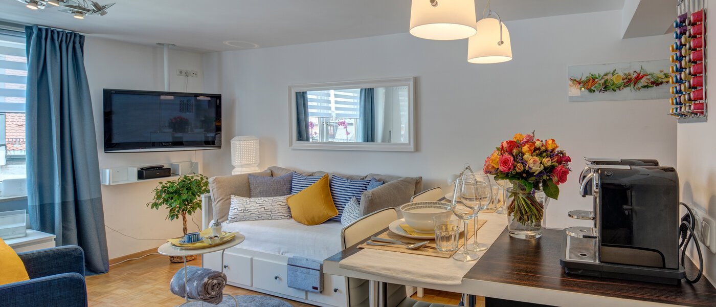 appartement München Lehel 01 pièce à vivre 9018