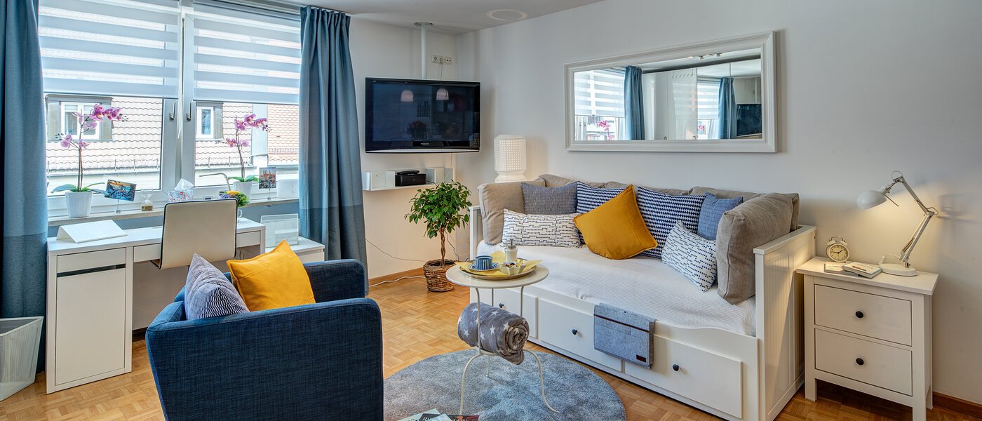 appartement München Lehel 02 pièce à vivre 9018