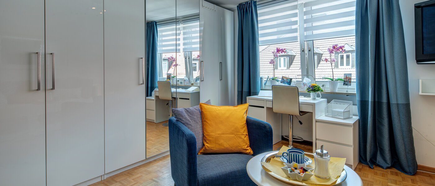 appartement München Lehel 03 pièce à vivre 9018