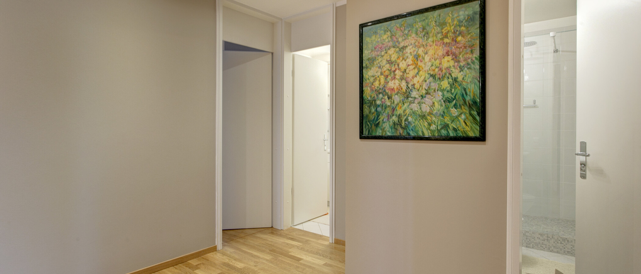 appartement avec terrasse sur le toit München Arabellapark 04 entrée/couloir 9024