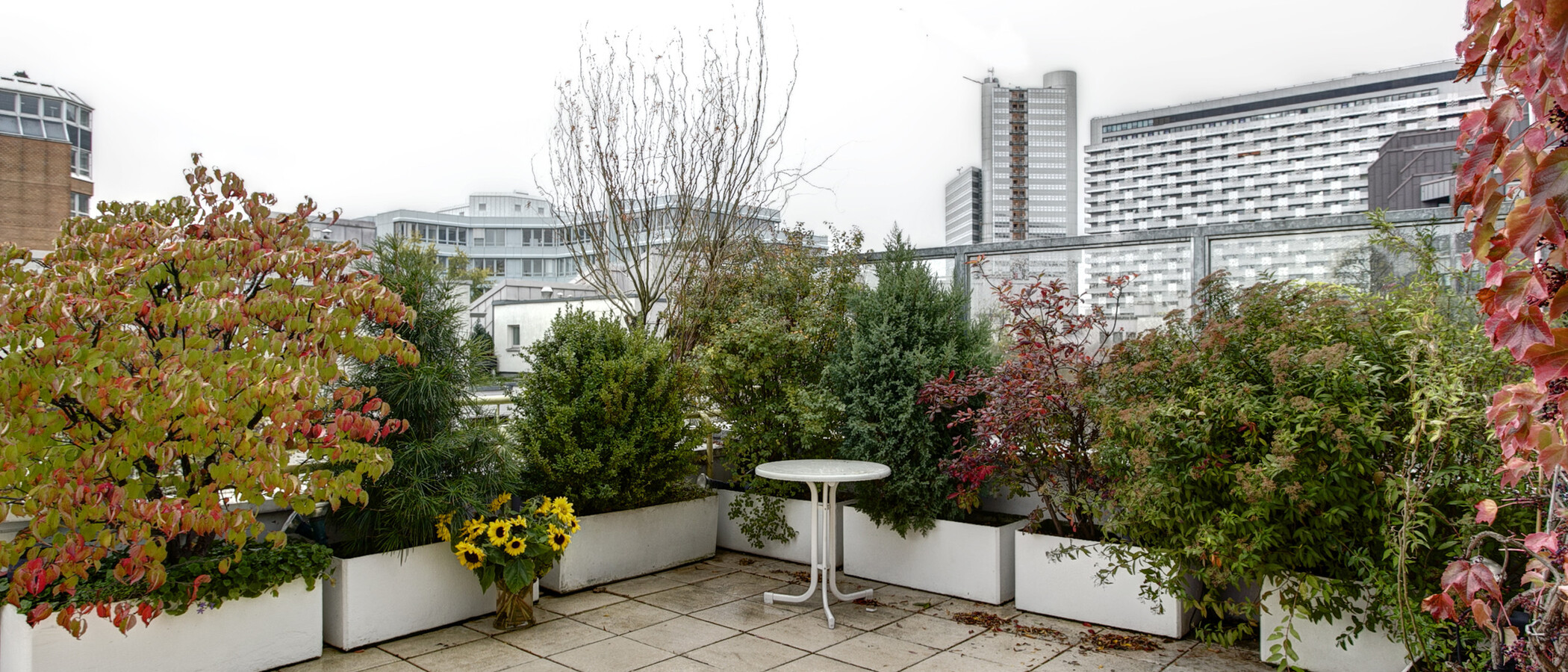 appartement avec terrasse sur le toit München Arabellapark 03 terrasse 9024