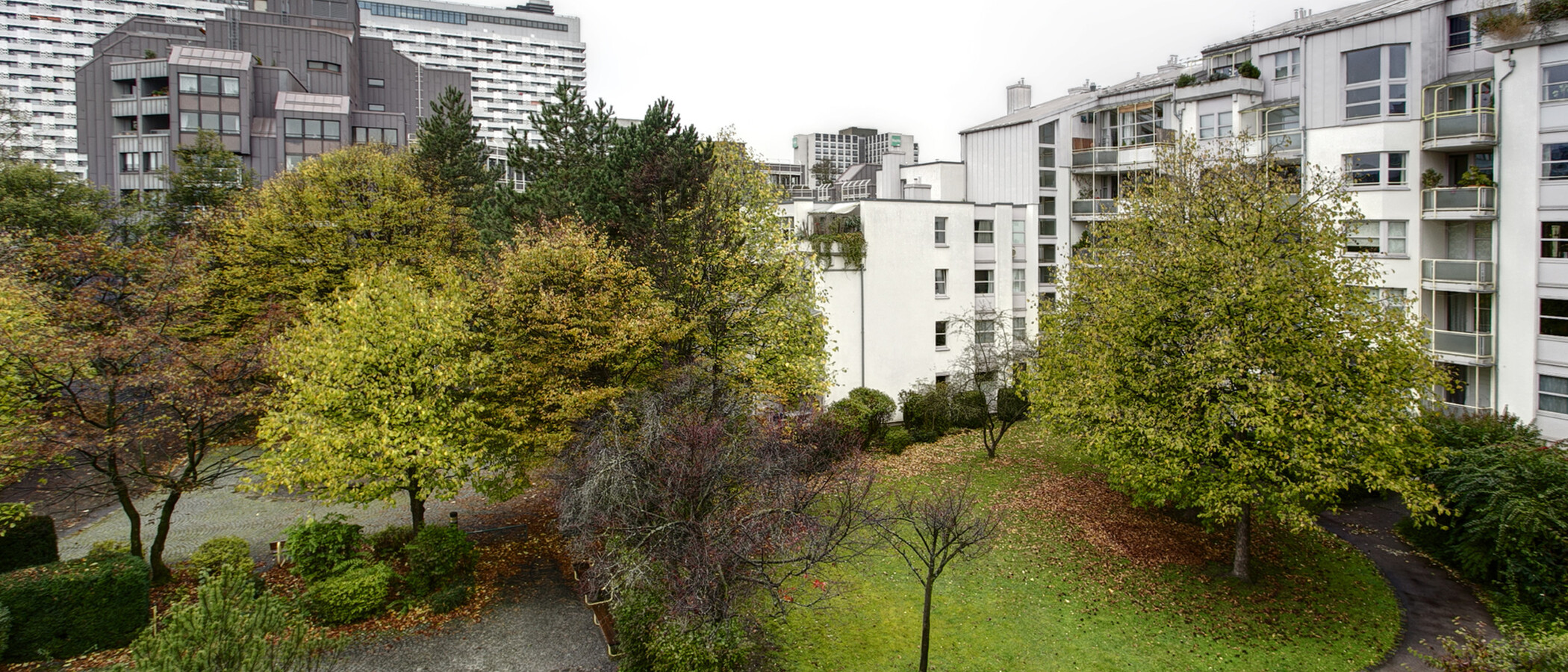appartement avec terrasse sur le toit München Arabellapark 02 vue 9024