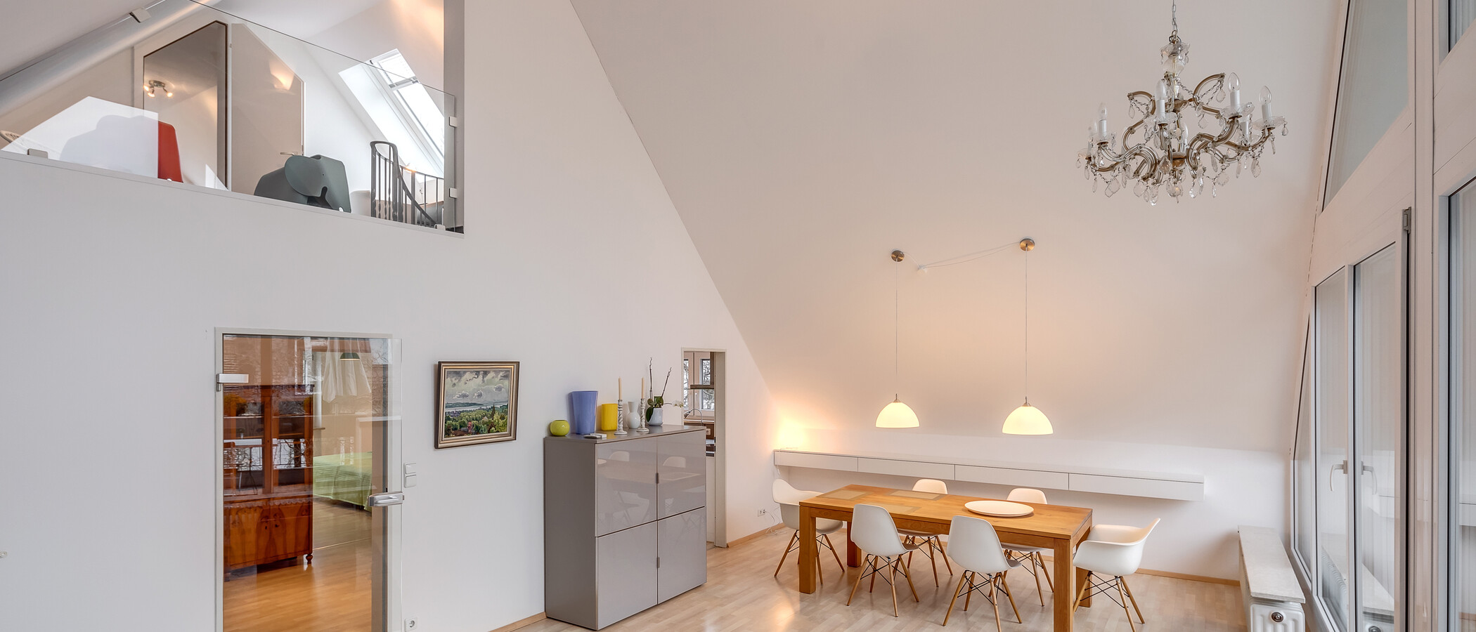 appartement München Nymphenburg-Gern 01 pièce à vivre 9046