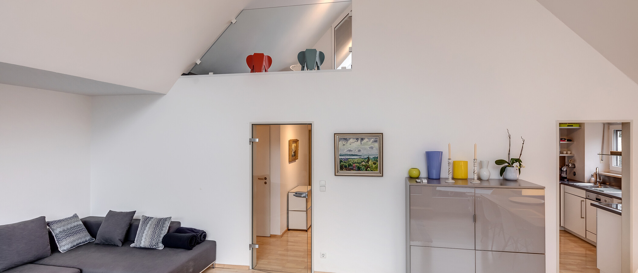 appartement München Nymphenburg-Gern 02 pièce à vivre 9046