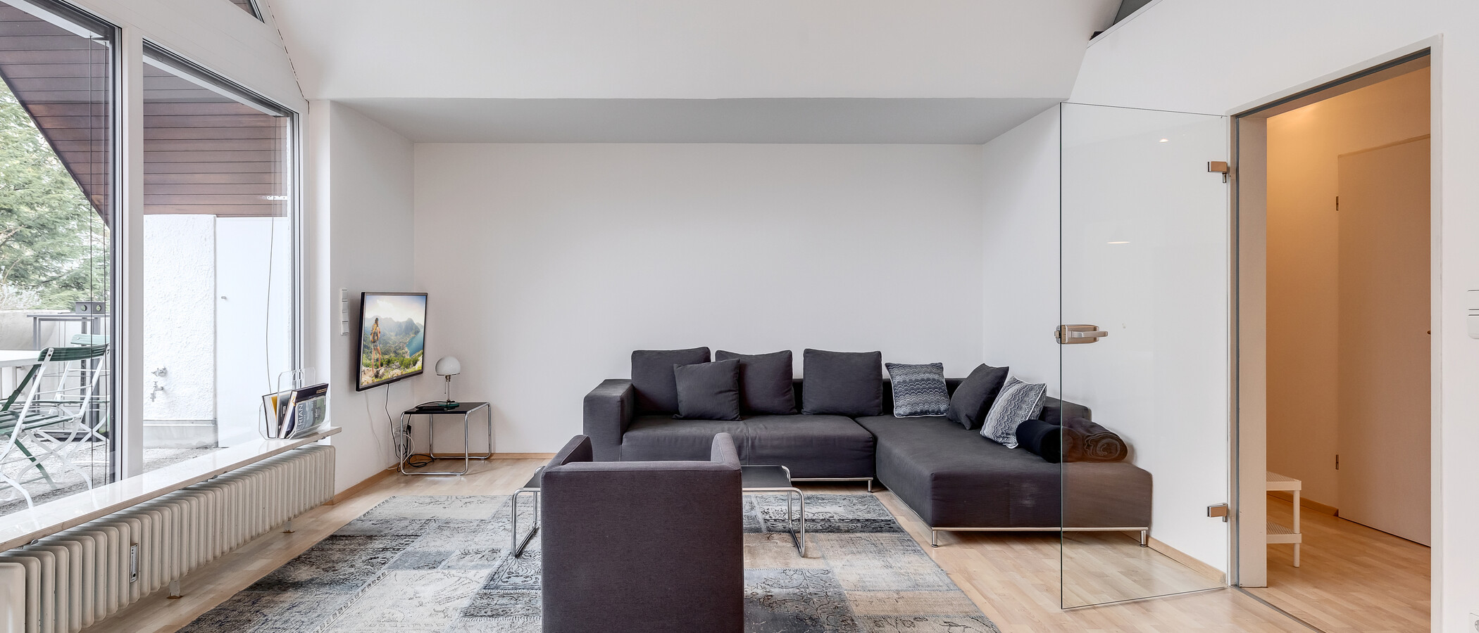 appartement München Nymphenburg-Gern 03 pièce à vivre 9046