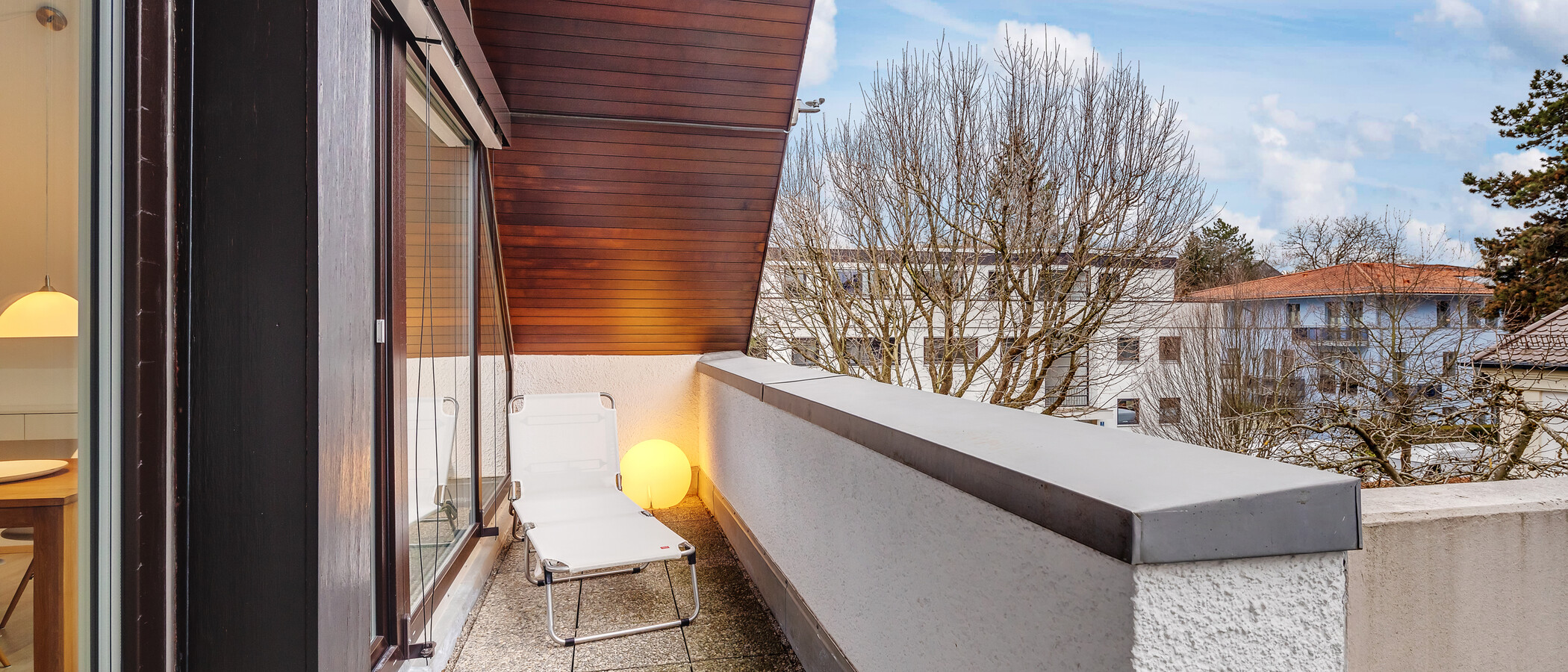 appartement München Nymphenburg-Gern 02 terrasse sur le toit 9046
