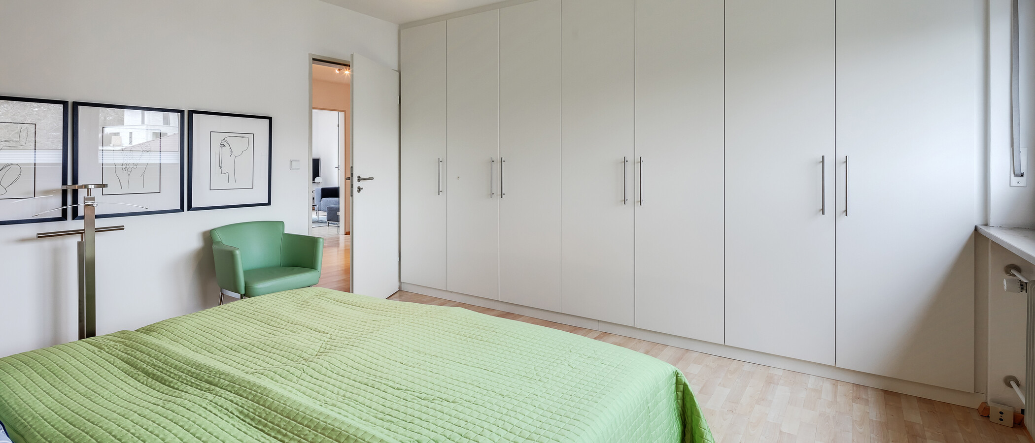 appartement München Nymphenburg-Gern 03 1ère chambre 9046