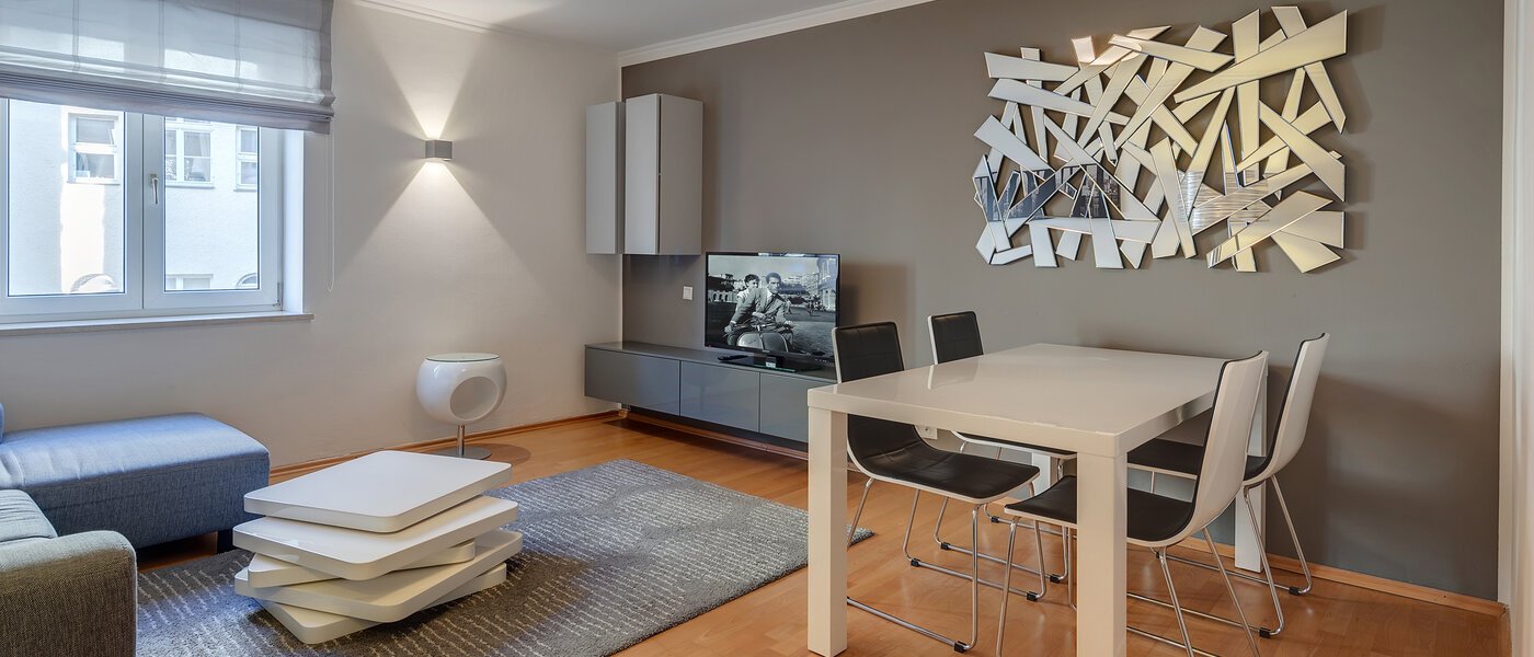 appartement München Schwabing-Nord (zw. Leopoldstraße & Englischen Garten) 01 salle de séjour 9063