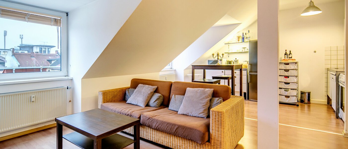 appartement sous les toits München Obergiesing 02 salon 9124