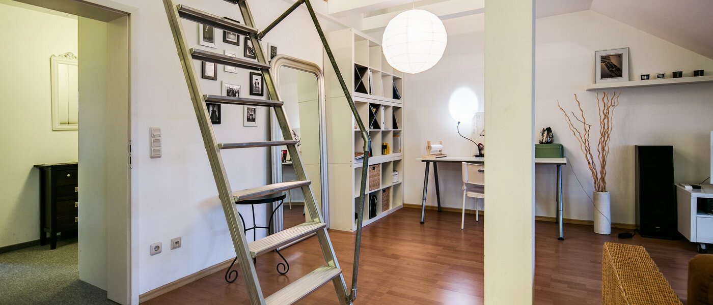 appartement sous les toits München Obergiesing 05 salon 9124