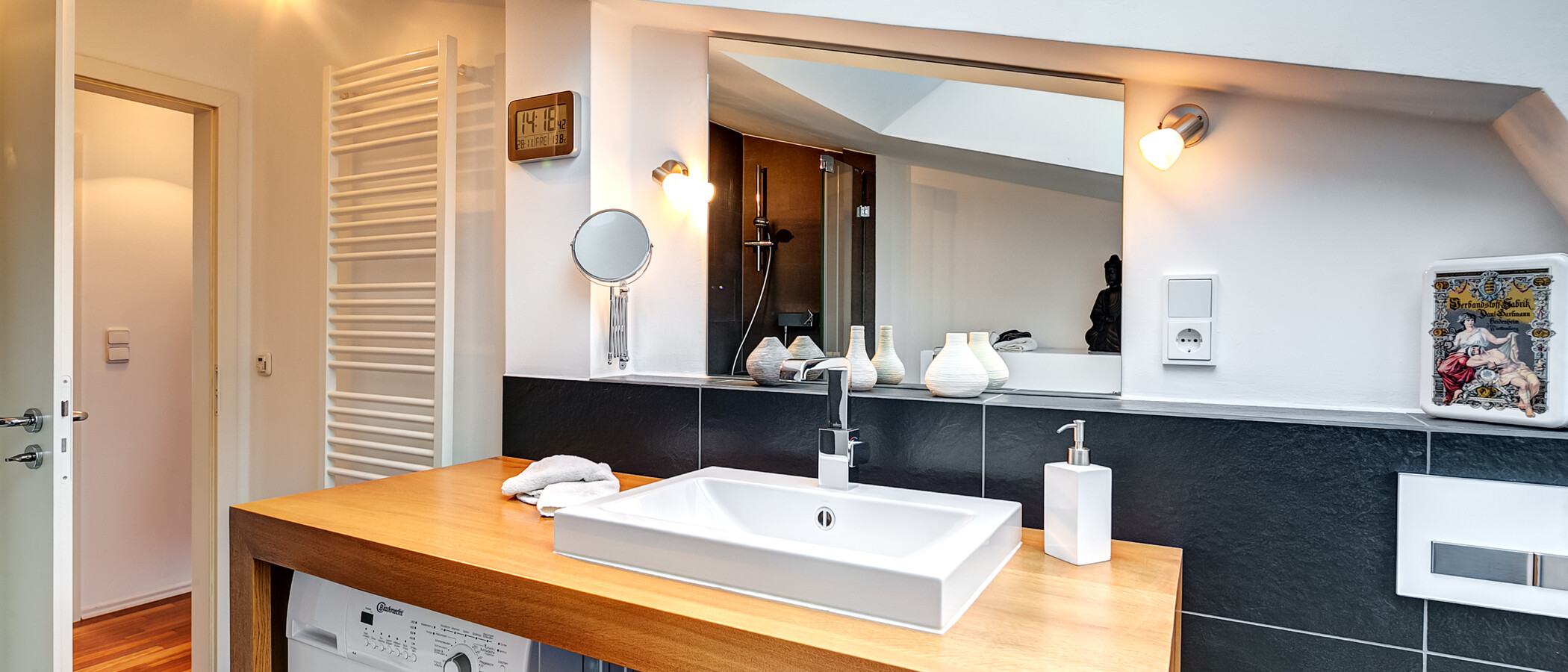 appartement avec terrasse sur le toit München Gärtnerplatzviertel 03 salle de bain 9135