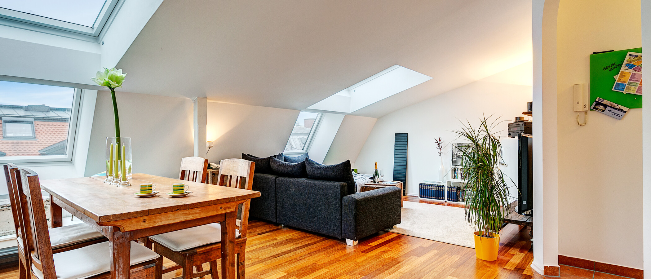 appartement avec terrasse sur le toit München Gärtnerplatzviertel 01 pièce à vivre 9135
