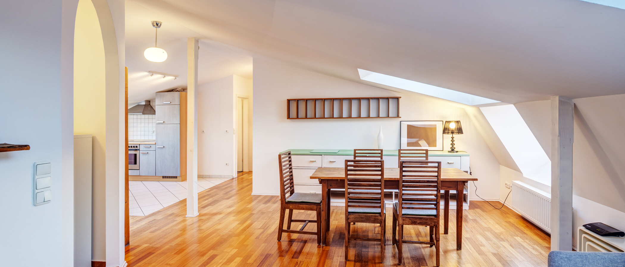 appartement avec terrasse sur le toit München Gärtnerplatzviertel 04 pièce à vivre 9135