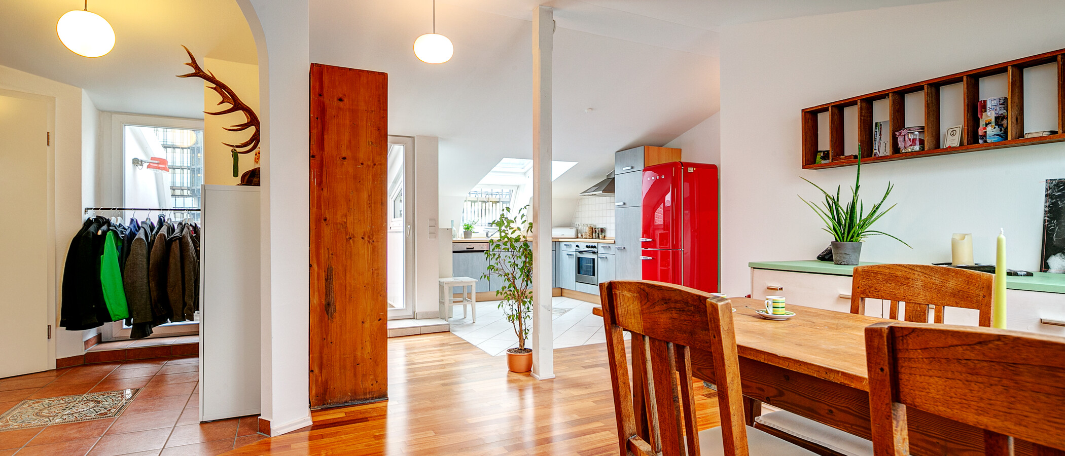 appartement avec terrasse sur le toit München Gärtnerplatzviertel 06 pièce à vivre 9135