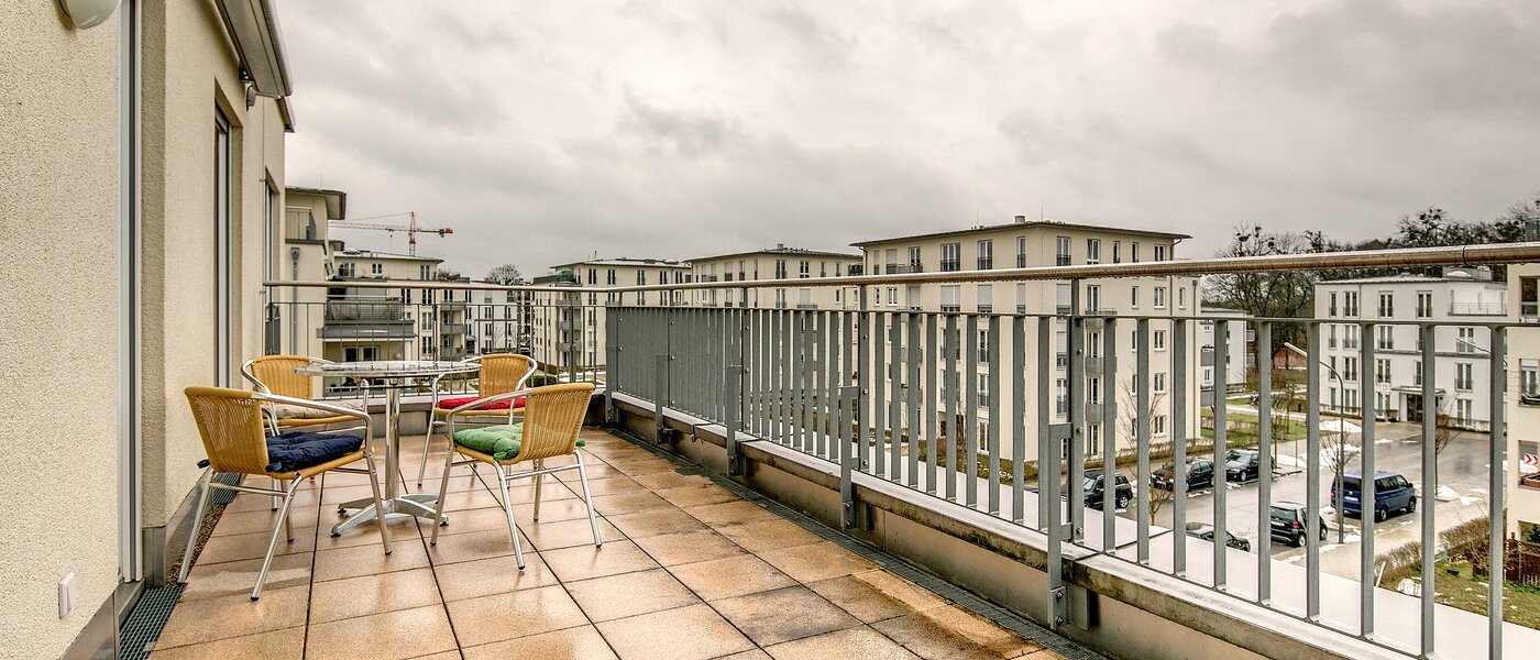 appartement avec terrasse sur le toit München Nymphenburg 02 terrasse 9208