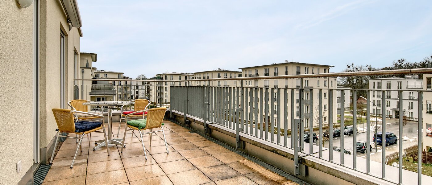 appartement avec terrasse sur le toit München Nymphenburg 02 terrasse 9208