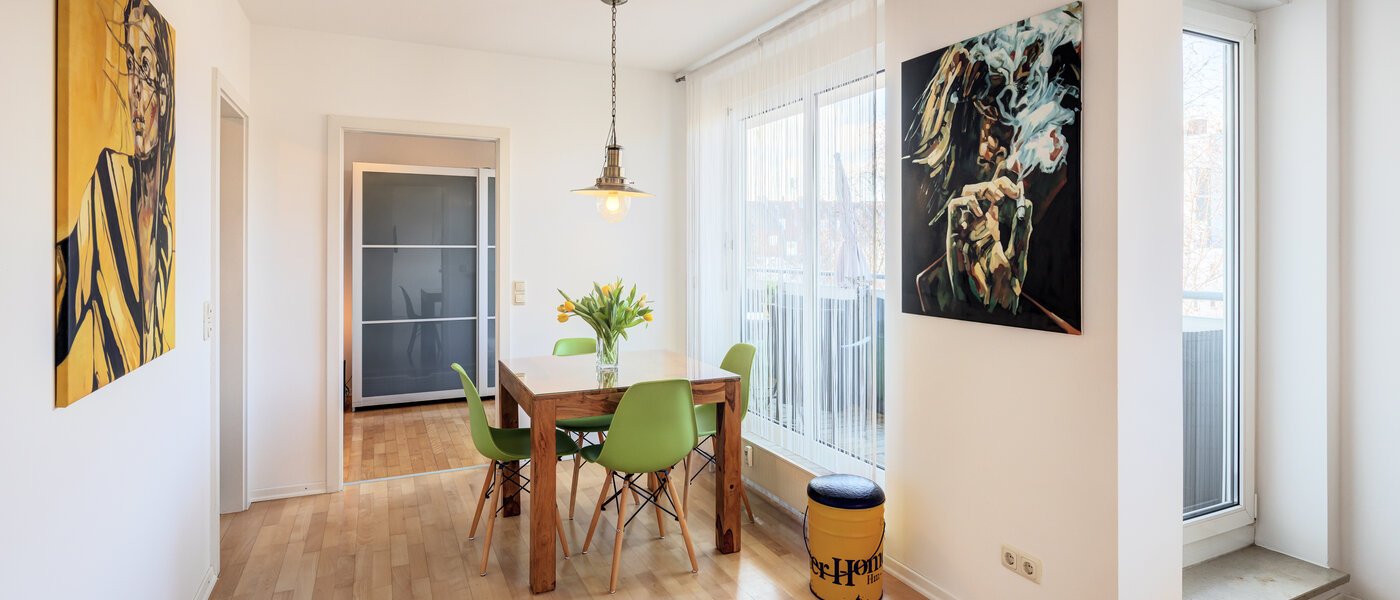 appartement München Schwabing-West (rund um den Hohenzollernplatz) 06 pièce à vivre 9209