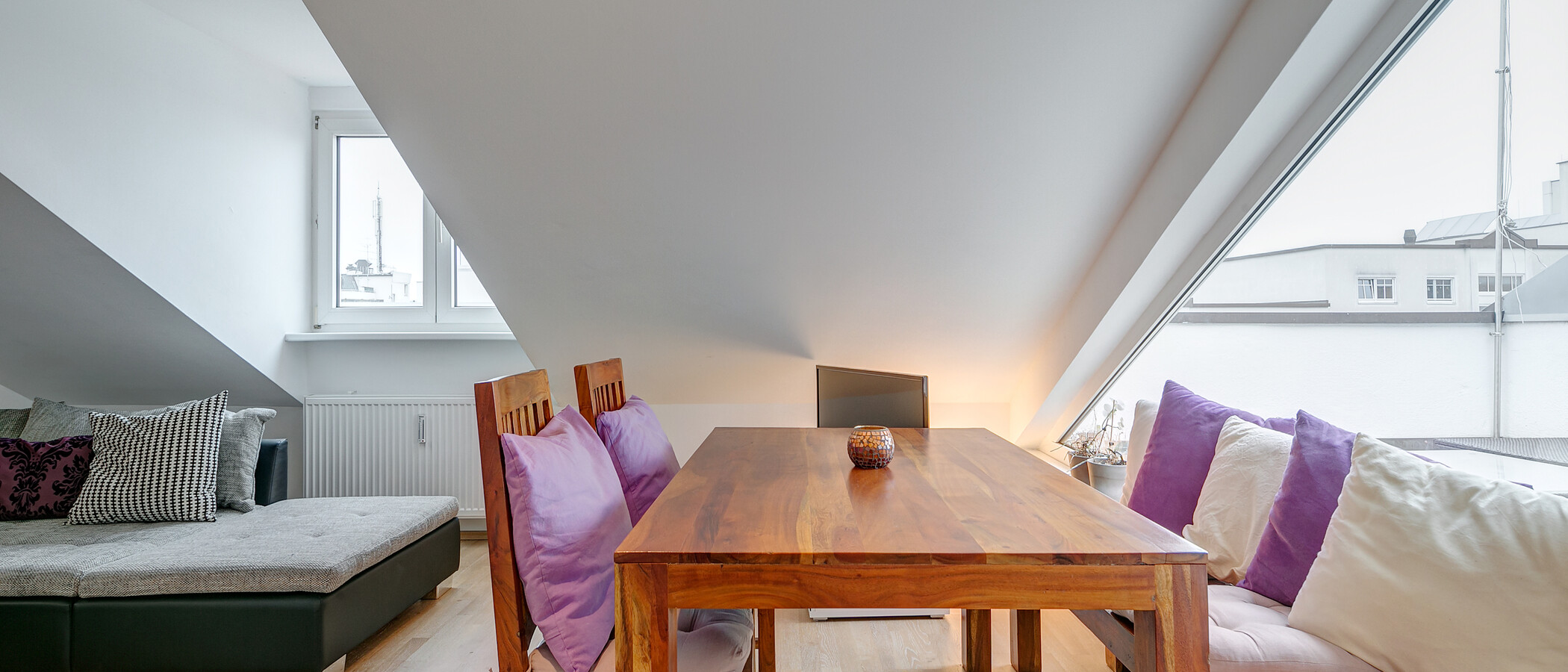 appartement avec terrasse sur le toit München Sendling-Westpark 03 salon 9220