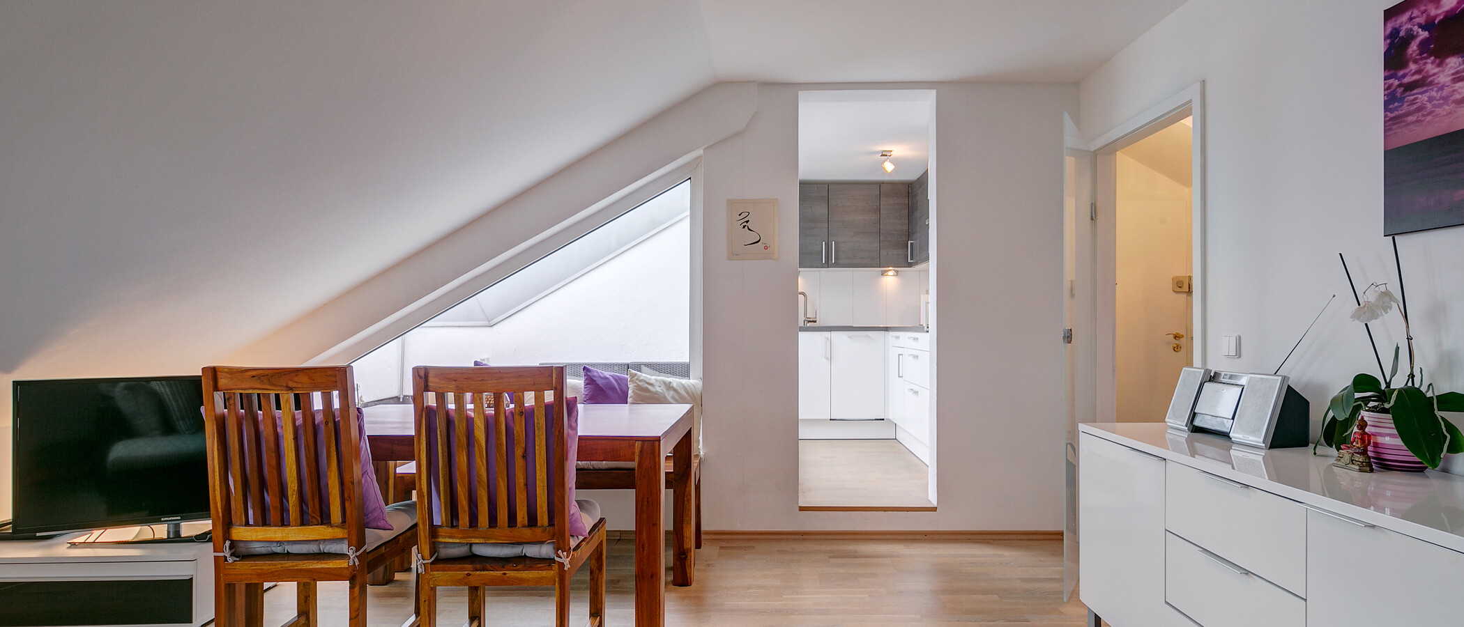 appartement avec terrasse sur le toit München Sendling-Westpark 04 salon 9220